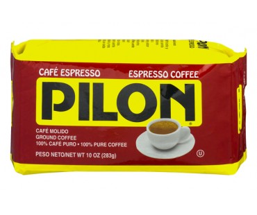 Pilon Espresso Coffee Cafe Molido Ground Coffee 10 Oz Bag