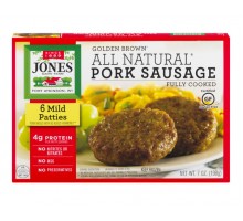 Jones Dairy Farm Sausage Patties Pork 6 Count 7 Oz Box
