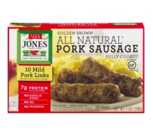 Jones Dairy Farm Mild Sausage Links Pork 10 Count 7 Oz Box