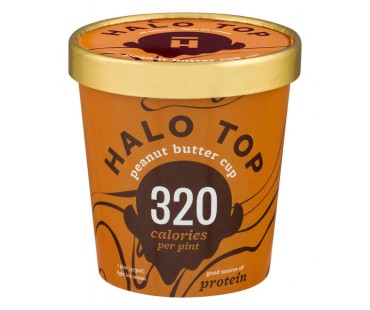 Halo Top Light Ice Cream Peanut Butter Cup 1 Pint