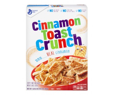 Cinnamon Toast Crunch Cereal 16.8 Oz Box 