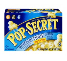Pop-Secret Light Butter Microwave Popcorn 3 Count 3 Oz Box