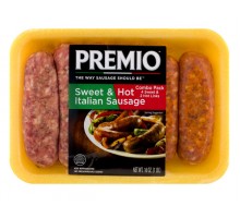 Premio Sweet & Hot Italian Sausage Combo Pack 6 Ct 16 Oz Package