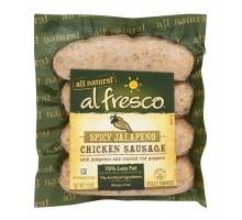 Al Fresco Chicken Sausage Spicy Jalapeno 12 Oz Package