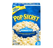 Pop-Secret Premium Microwave Popcorn Homestyle 3 Count 3.2 Oz Box