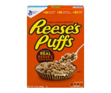 Reese's Peanut Butter Puffs Cereal 13 Oz Box 13 Oz Box