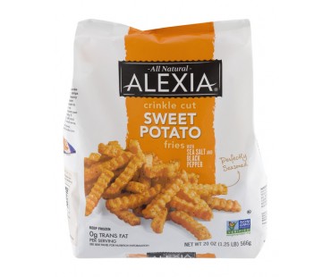 Alexia Crinkle Cut Sweet Potato Fries With Sea Salt And Black Pepper 20 Oz Bag