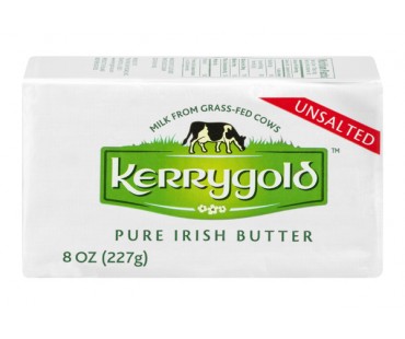Kerrygold Pure Irish Butter Unsalted 8 Oz Package