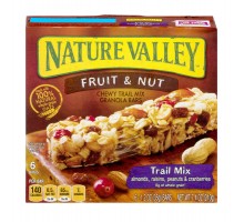 Nature Valley Chewy Granola Bar Trail Mix Fruit And Nut 6 Bars 1.2 Oz Box