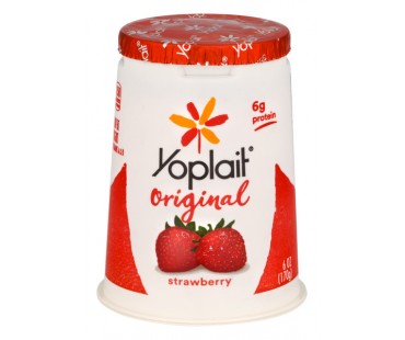 Yoplait Original Yogurt Strawberry 6 Oz Cup