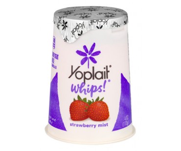 Yoplait Whips Yogurt Whips! Strawberry Mist 4 Oz Cup