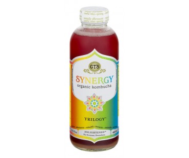 Gt's Synergy Organic Kombucha Trilogy 16.2 Fl Oz Bottle