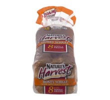 Nature's Harvest Honey Wheat Bread 20 Oz Loaf