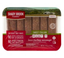 Shady Brook Farms Lean Turkey Sausage Sweet Italian 20 Oz Package