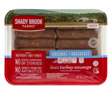 Shady Brook Farms Lean Turkey Sausage Original 16 Oz Package