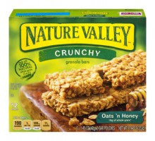 Nature Valley Crunchy Granola Bar Oats 'N Honey 1.49 Oz 6/2-Bar Pouches 12 Ct Box 1.49 Oz Box