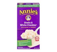 Annie's Shells & White Cheddar Macaroni & Cheese Natural 6 Oz Box