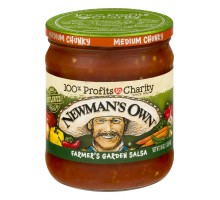 Newman's Own Farmer's Garden Salsa Medium Chunky 16 Oz Jar