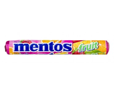 Mentos Chewy Mints Fruit 1.32 Oz Package