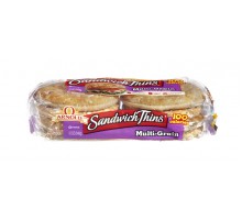 Arnold Sandwich Thins Pre-Sliced Multi-Grain Rolls 8 Pk 12 Oz Bag