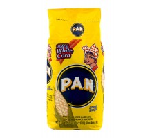 P.A.N. 100% White Corn Instant Dough Pre-Cooked White Maize Meal 35.27 Oz Bag