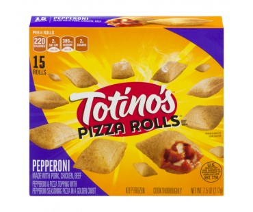 Totino's Pizza Rolls Pepperoni 15 Count 7.5 Oz Box