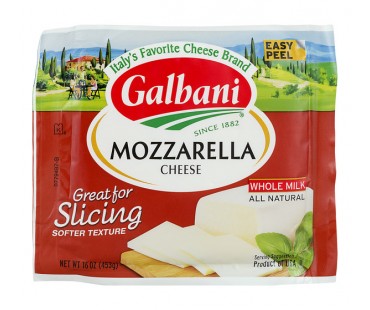 Galbani Cheese Mozzarella Whole Milk 16 Oz Overwrap
