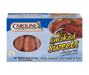 Caroline Sausage Smoked Sweets 40 Oz Box