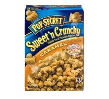 Pop-Secret Popcorn Sweet 'N Crunchy Caramel 3 Count 2.04 Oz Box