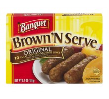 Banquet Brown 'N Serve Sausage Links Original 10 Ct 10 Ct Box
