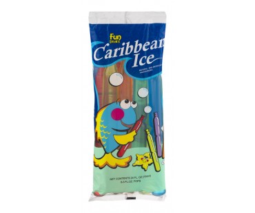 Fun Treats Caribbean Ice Pops 8 Ct 3 Fl Oz Package