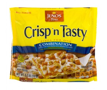 Jeno's Pizza For One Crisp 'N Tasty Combination 5.2 Oz Box 5.2 Oz Package