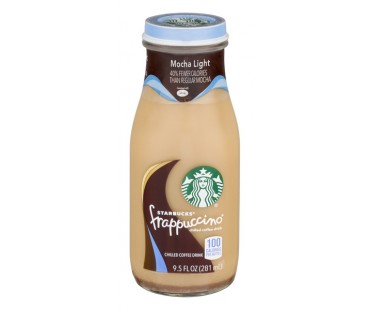Starbucks Frappuccino Chilled Coffee Drink Mocha Light 9.5 Fl Oz Bottle