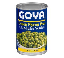 Goya Green Pigeon Peas 15 Oz Can