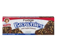 Little Debbie Fudge Brownies With English Walnuts 6 Ct 13 Oz Box