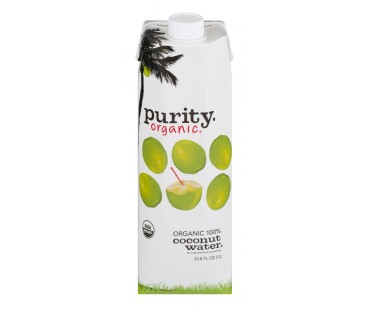 Purity Organic Coconut Water. 33.8 Fl Oz Carton