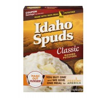 Idaho Spuds Classic Mashed Potatoes 13.3 Oz Box
