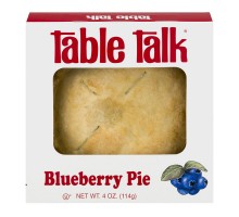 Table Talk Blueberry Pie 4 Oz Box
