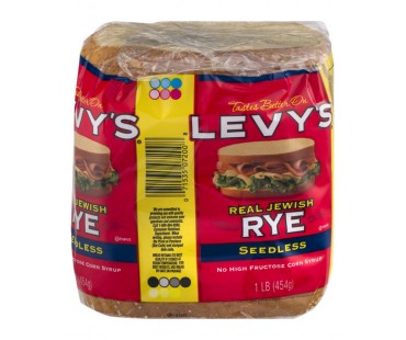 Levy's Real Jewish Rye Seedless 1 Lb Bag