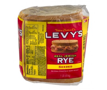 Levy's Real Jewish Rye Seeded 1 Lb Bag