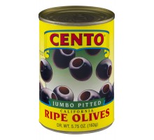 Cento California Ripe Olives Jumbo Pitted 5.75 Oz Can
