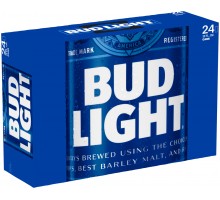 Bud Light Beer 12 Fl Oz 24 Pack Cans