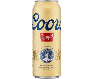 Coors Banquet Beer 24 Fl Oz Can
