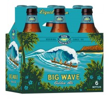Big Wave Golden Ale Beer 12 Fl Oz 6 Pack Bottle