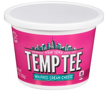 Temptee Whipped Cream Cheese 8 Oz Plastic Tub