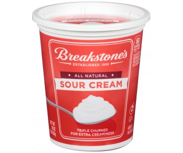 Breakstone's All Natural Sour Cream 16 Oz Plastic Tub