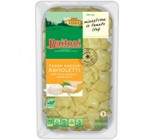 Buitoni Freshly Made. Filled With Ricotta, Parmesan And Romano Cheeses Three Cheese Ravioletti 9 Oz Tray