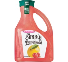 Simply Beverages With Raspberry Lemonade 92 Fl Oz Plastic Jug