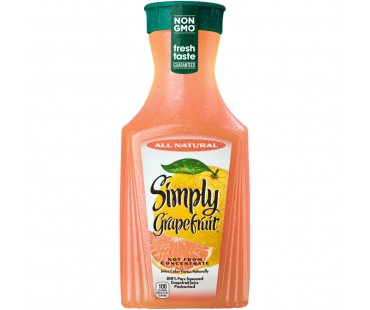 Simply Beverages Simply Grapefruit Grapefruit Juice 59 Fl Oz Bottle