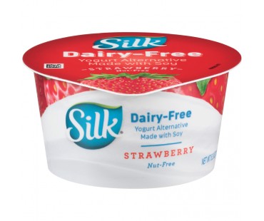 Silk Dairy-Free Strawberry Yogurt Alternative 5.3 Oz Cup